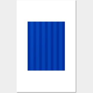 Chelsea Retro Blue Stripes 1985 Home Posters and Art